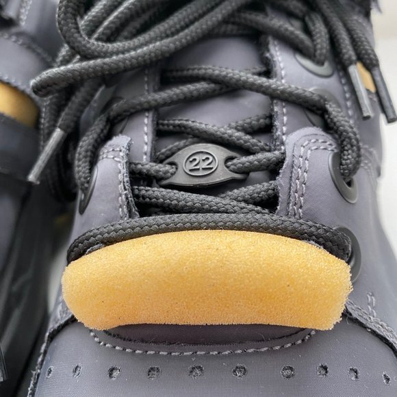 Margiela Retro Fit Nylon Grey Dad Bulky Sneakers - Picture 4 of 10